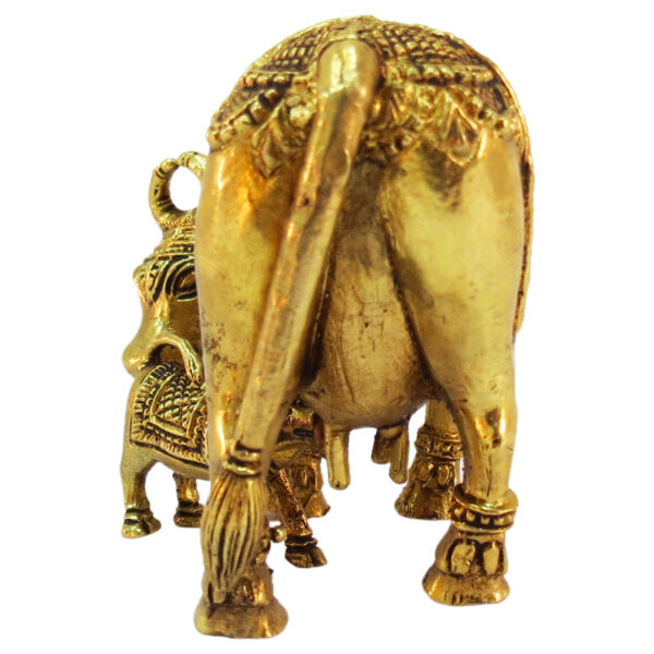 Brass Cow with Calf