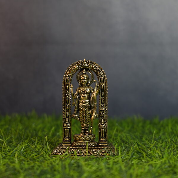 Brass Ram Lalla Idol Murti Ayodhya 4 inch BH10126