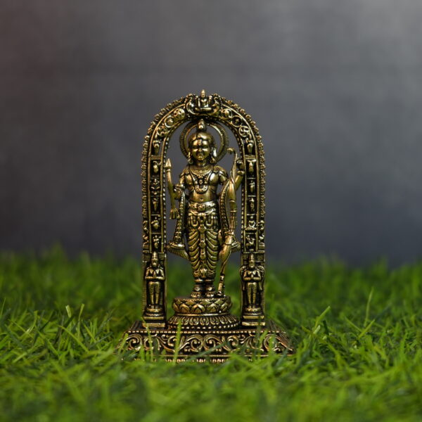 Brass Ram Lalla Idol Murti Ayodhya 4 inch BH10126