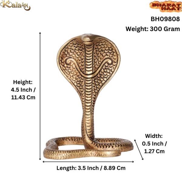 Brass Snake 4.5 Inch KBH09808