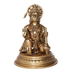 Brass Hanuman 7 Inch KBH09809