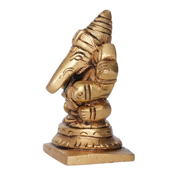 Brass Ganesh 2.2 Inch KBH09816