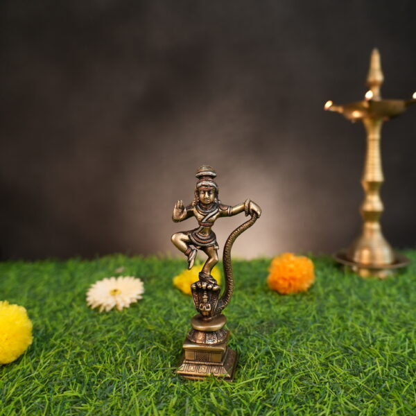 Brass Krishna 6.5 Inch KBH09828