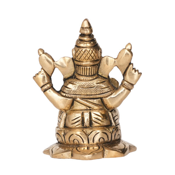 Brass Ganesha 2.9 Inch KBH09831