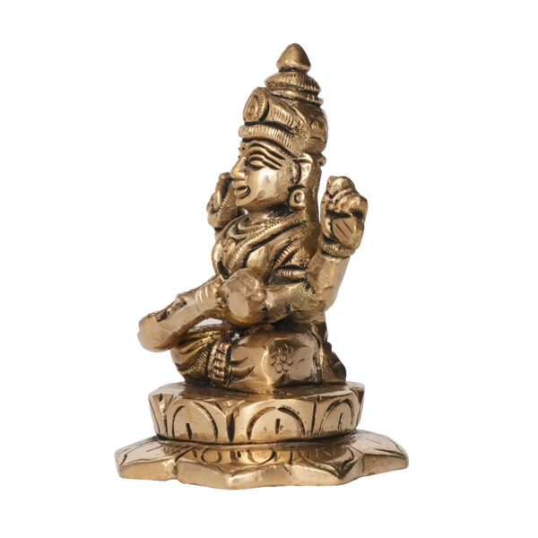 Brass Saraswati maa 2.8 Inch KBH09833