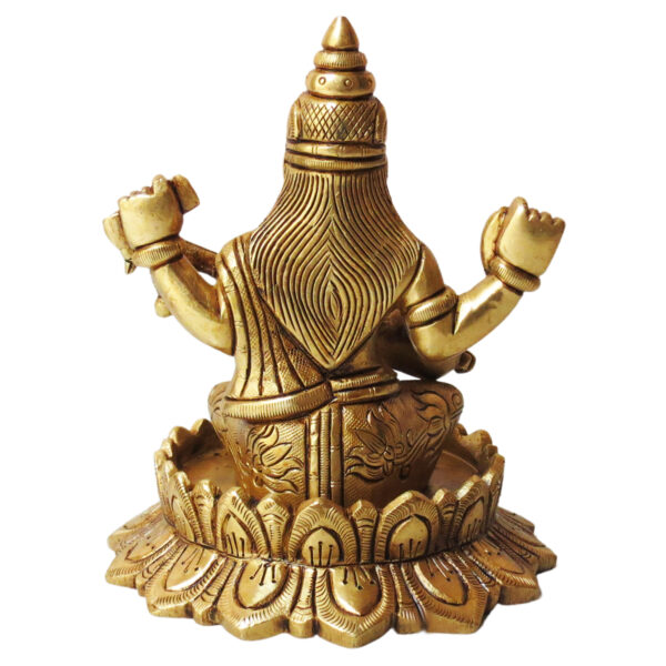 Brass Kamal Saraswati 5.2 Inch KBH08829