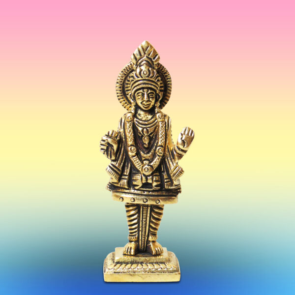 Brass Swaminarayana 3.8 Inch KBH08833