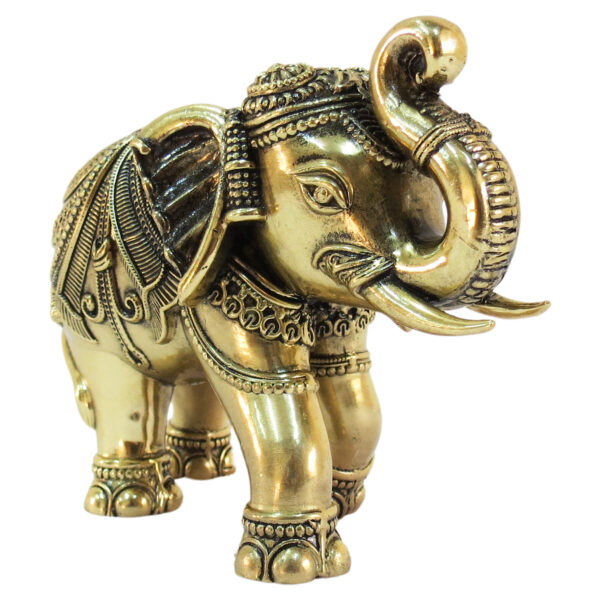 Brass Elephant 4 Inch KBH09273