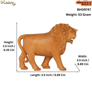 Wooden Lion 2.5 Inch KBH09747