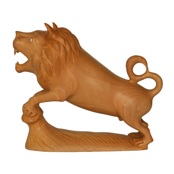 Wooden Lion 5 Inch KBH09751