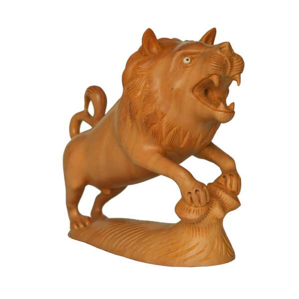 Wooden Lion 5 Inch KBH09751