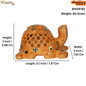 Wooden Tortoise 2 Inch KBH09752