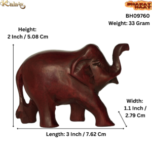 Wooden Elephant 2 Inch KBH09760