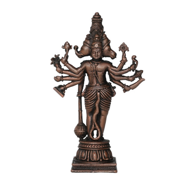 Copper Panchmukhi Hanuman 4.5 Inch KBH09906