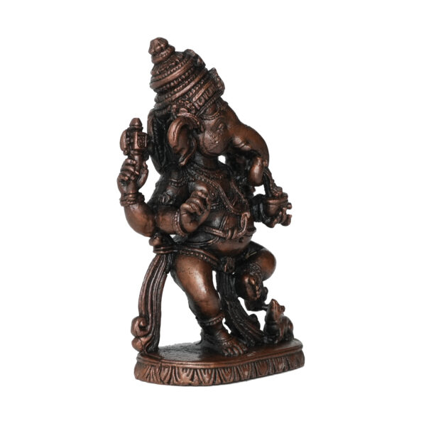 Copper Ganesha 3.1 Inch KBH09909