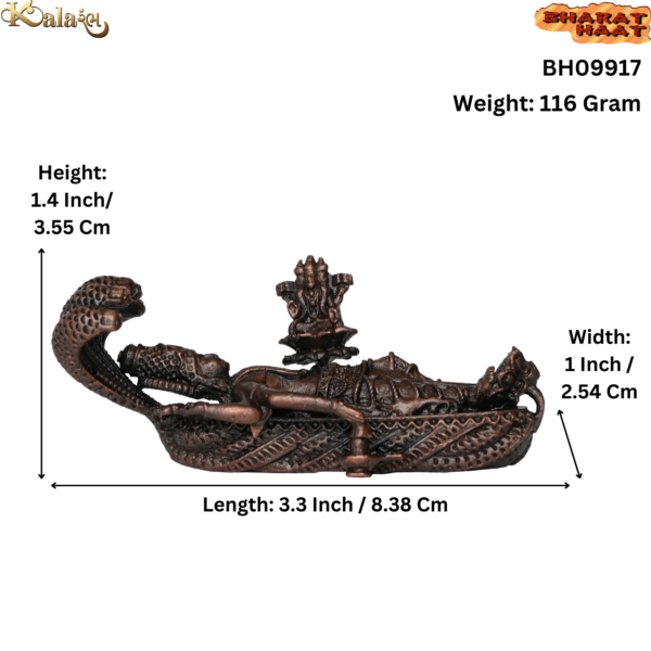 Copper Vishanu Laxmi 1.4 Inch KBH09917