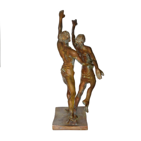 Brass Contemporary Dance Couple 15.7 Inch KBH09921