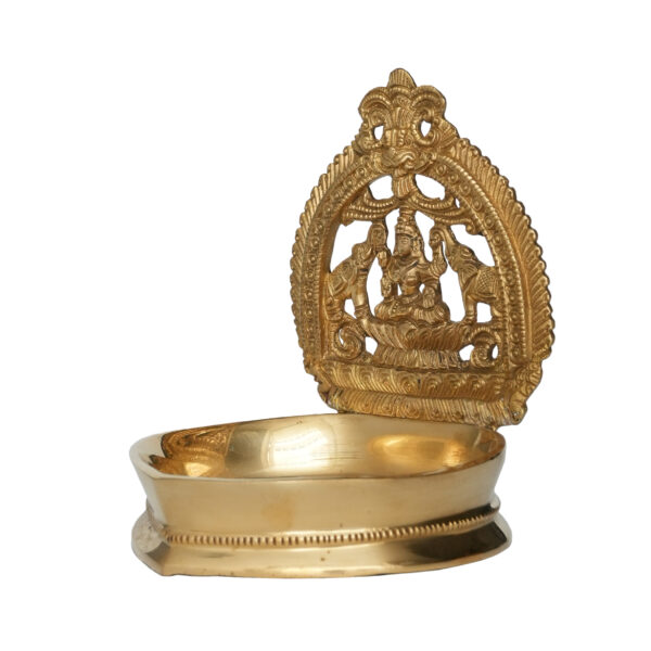 Brass Gajalakshmi Diyo 5.5 Inch KBH09926