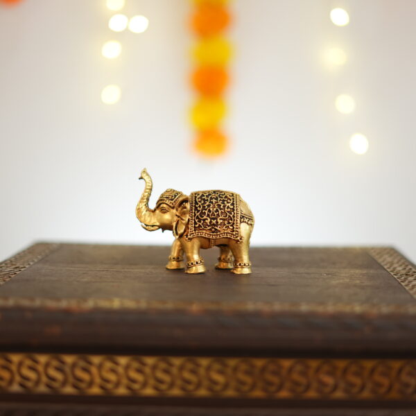 Brass Elephant 2.7 Inch KBH09983