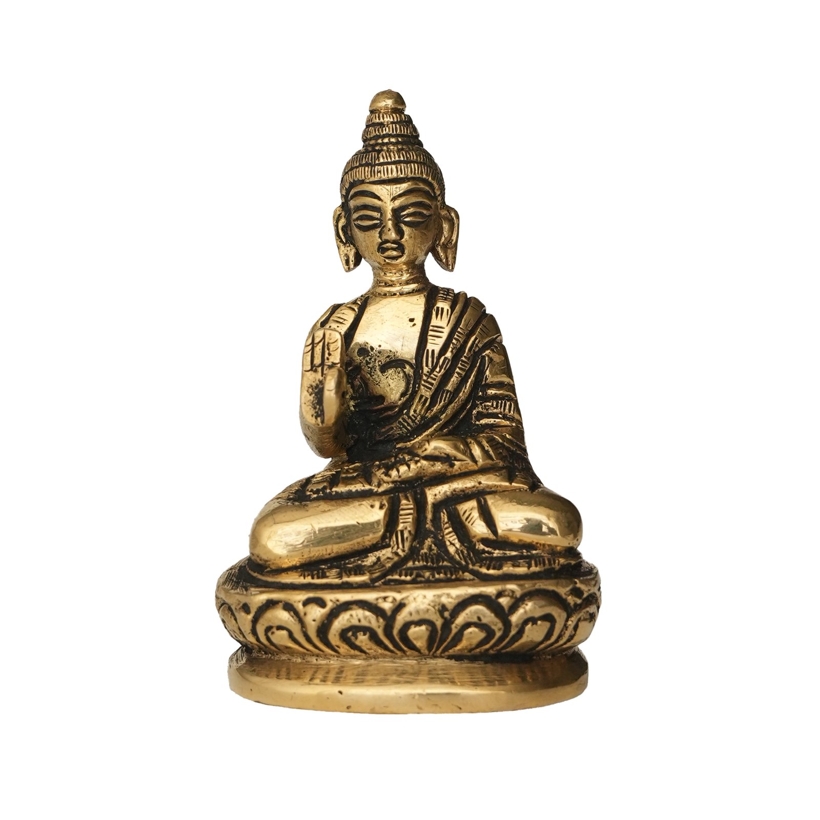 Brass Budhha 3 Inch KBH09998 Brass Budhha 3 Inch KBH09998