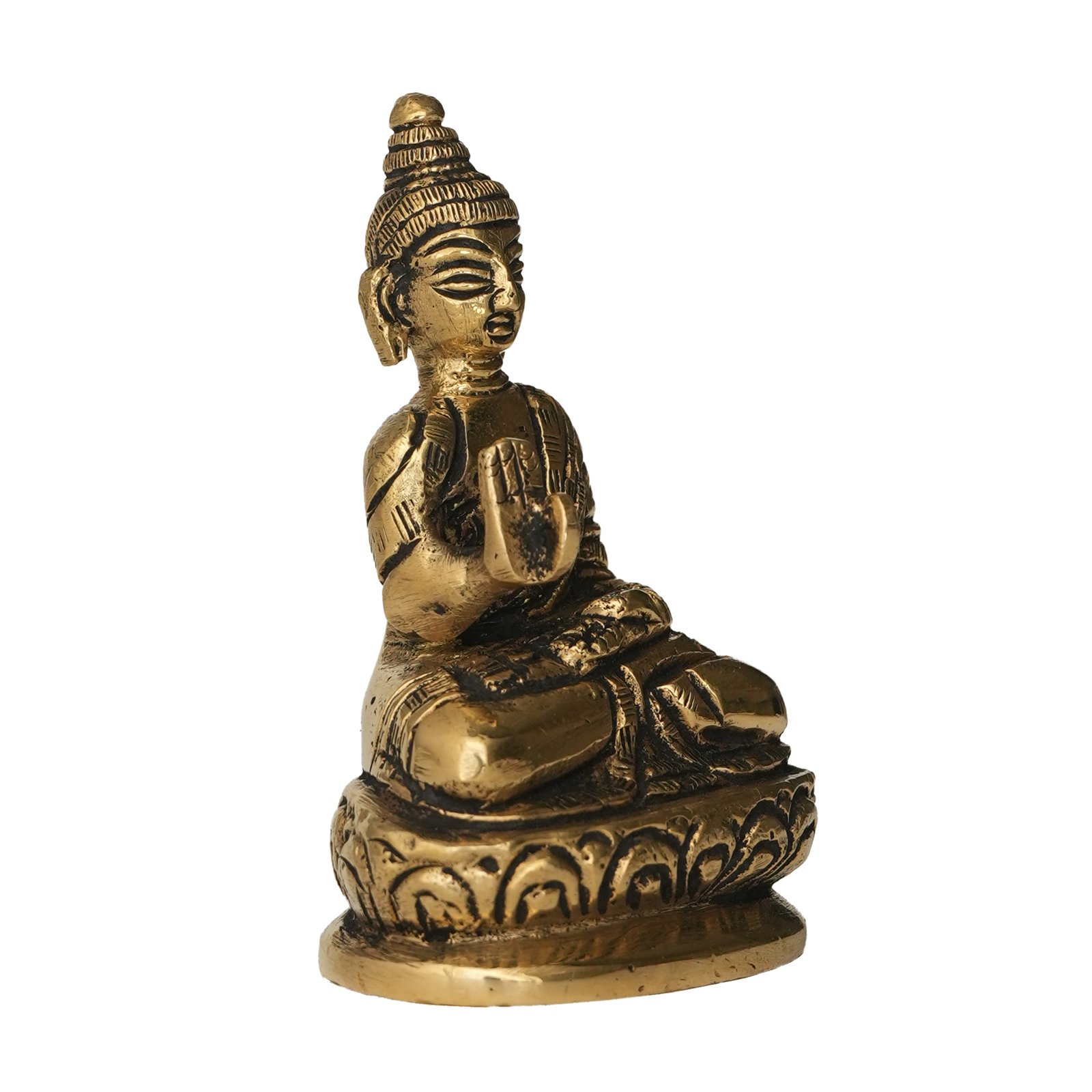 Brass Budhha 3 Inch KBH09998 Brass Budhha 3 Inch KBH09998