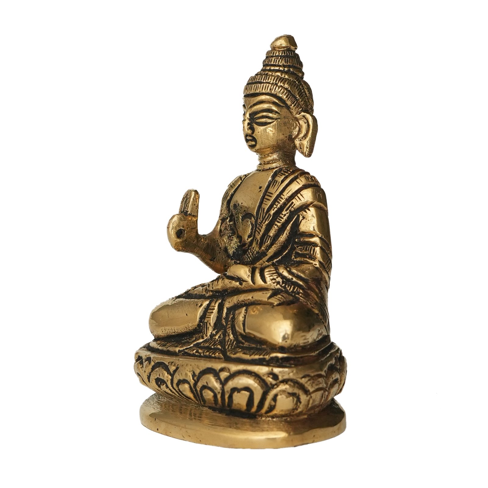 Brass Budhha 3 Inch KBH09998 Brass Budhha 3 Inch KBH09998
