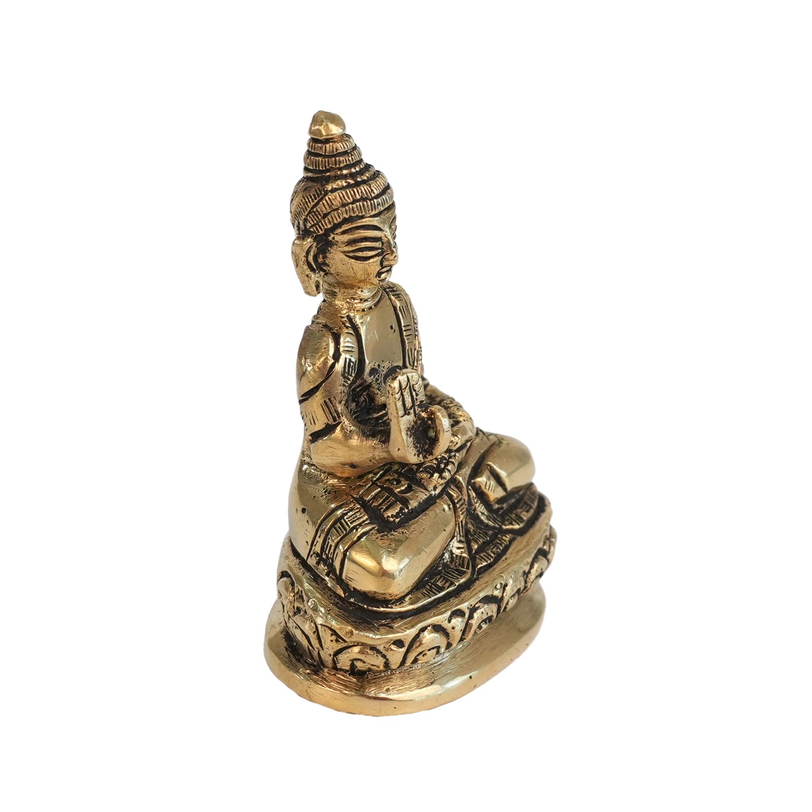 Brass Budhha 3 Inch KBH09998 Brass Budhha 3 Inch KBH09998