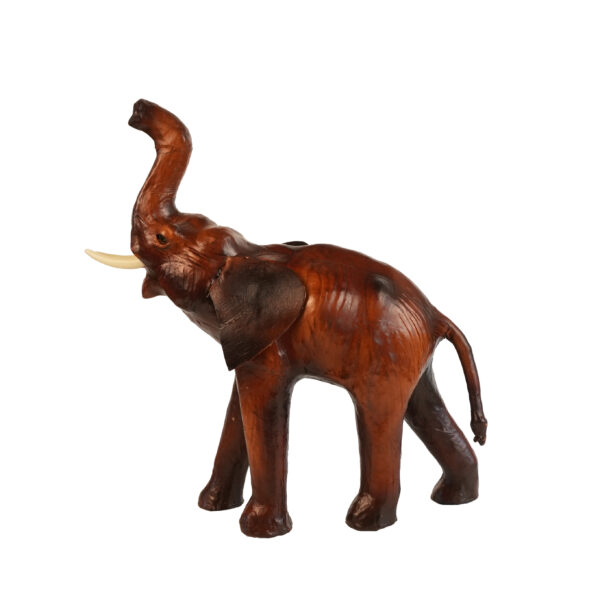 Leather Elephant 12 Inch KBH10079