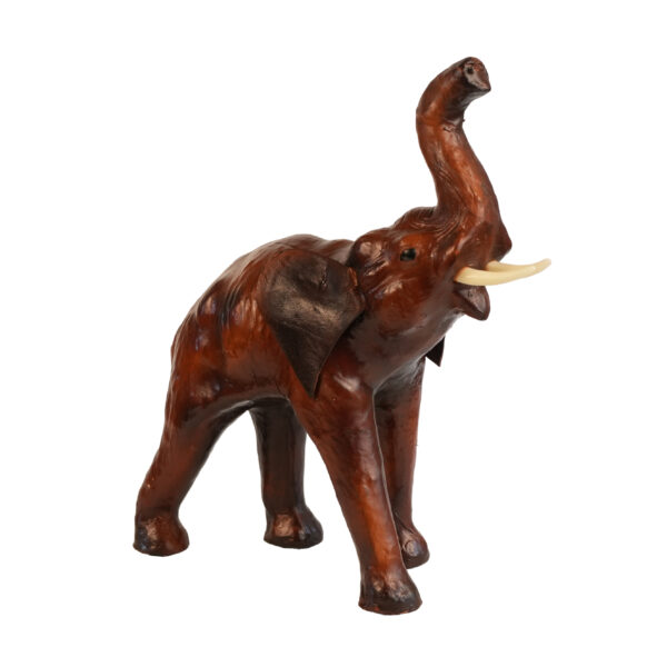 Leather Elephant 12 Inch KBH10079