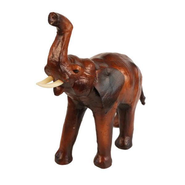 Leather Elephant 12 Inch KBH10079