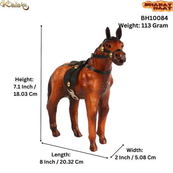 Leather Horse 7.1 Inch KBH10084