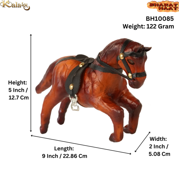 Leather Horse 5 Inch KBH10085