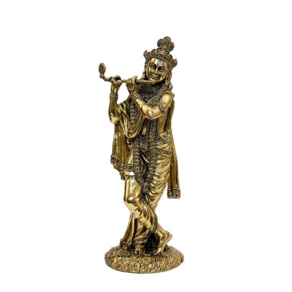 Brass Krishna 9.8 Inch KBH10310