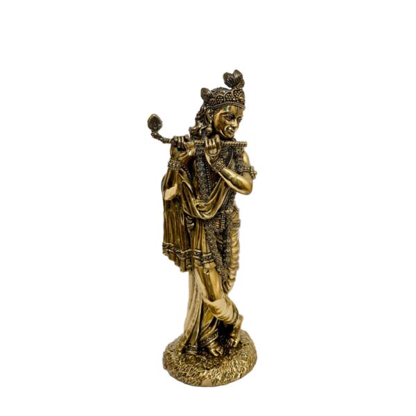 Brass Krishna 9.8 Inch KBH10310