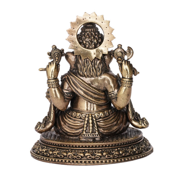 Brass Ganesha 4.5 Inch KBH09694
