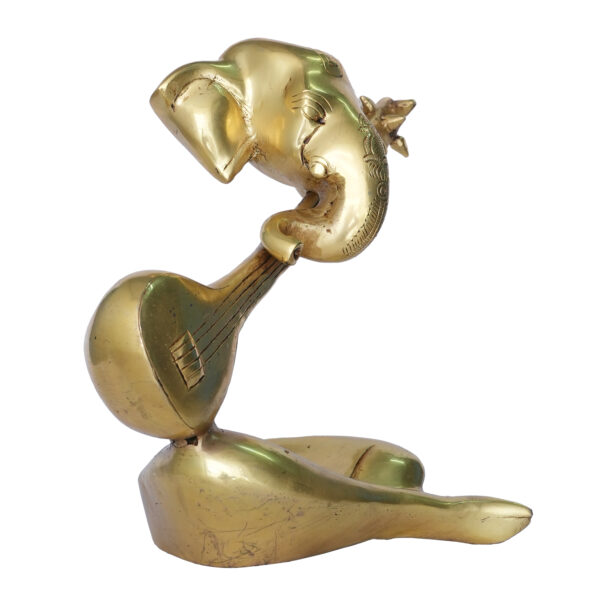 Brass Ganesha 9.3 Inch KBH09695