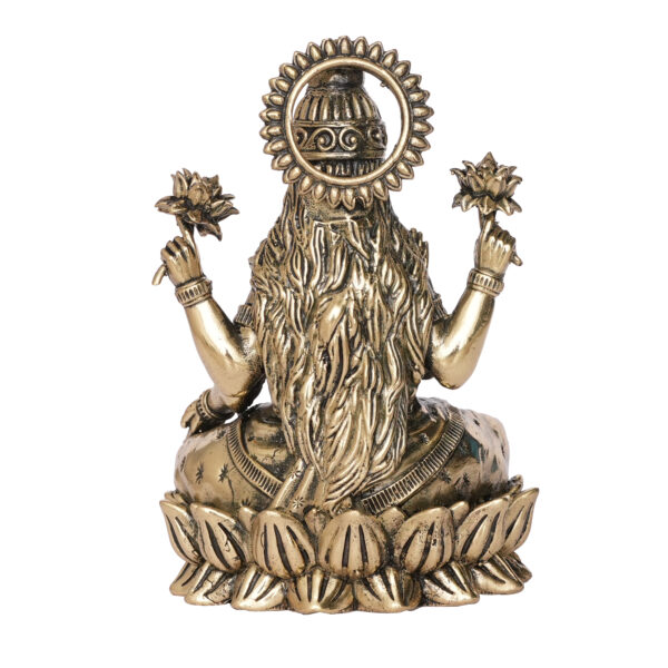 Brass Lakshmi 4.8 Inch KBH09716