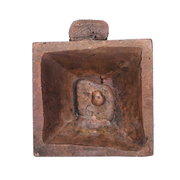 Copper Shiva Parvati 3.5 Inch KBH09721