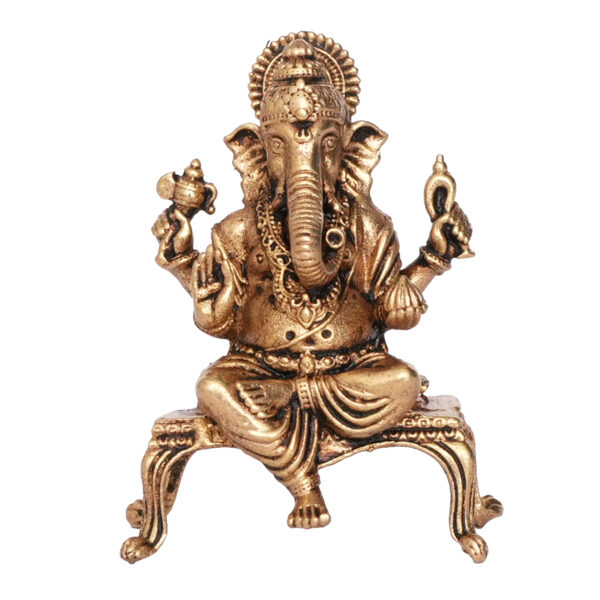 Brass Ganesha 2 Inch KBH09726