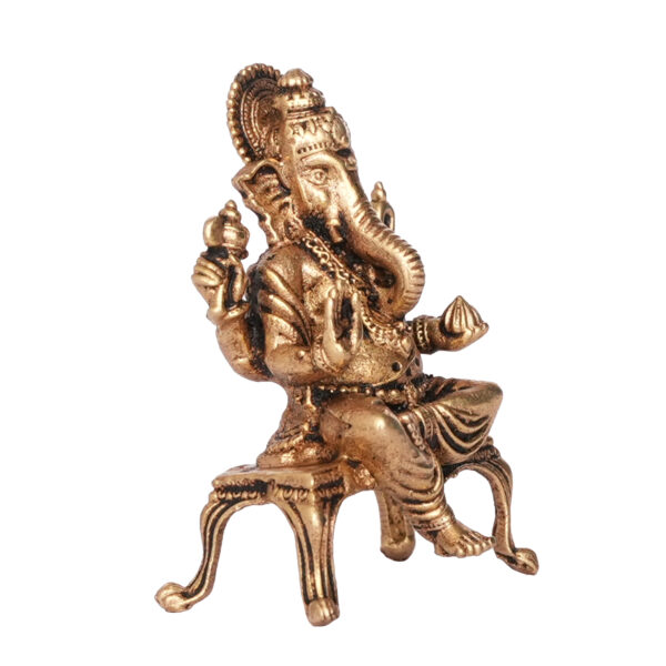 Brass Ganesha 2 Inch KBH09726