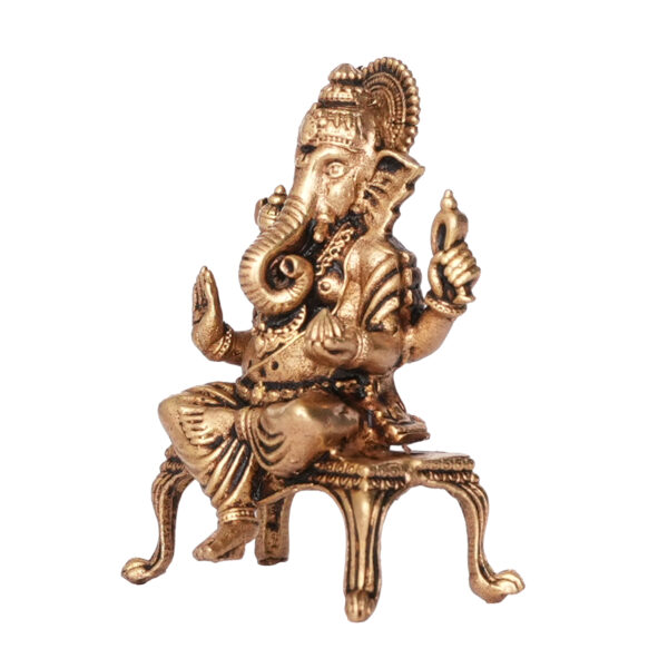 Brass Ganesha 2 Inch KBH09726