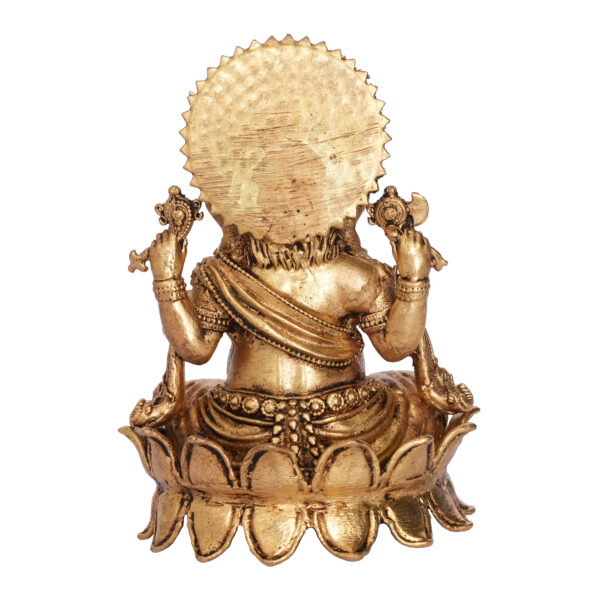 Brass Ganesha 4.6 Inch KBH09728