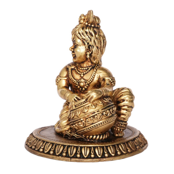 Brass Bal Krishna 2.8 Inch KBH09732