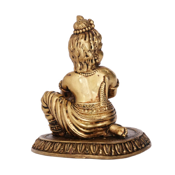 Brass Bal Krishna 2.8 Inch KBH09732