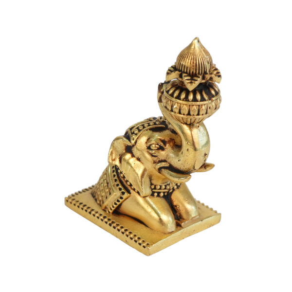 Brass Elephant Set Of 2 3 Inch KBH09984