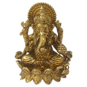 Brass Ganesha 1.4 Inch KBH09240