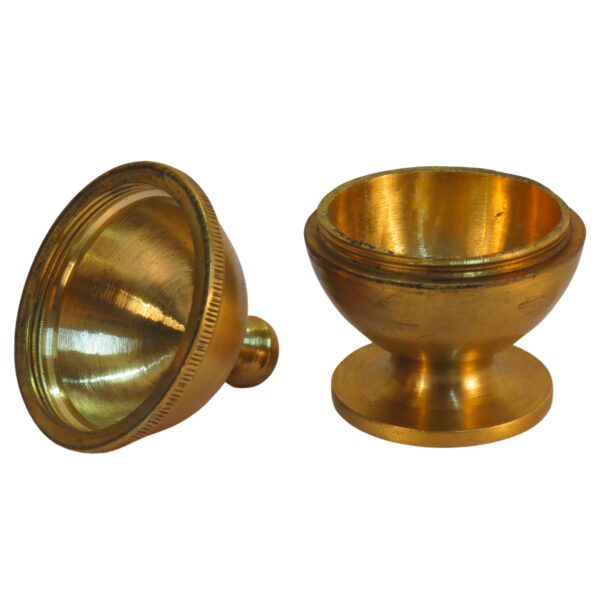 Brass Sindoor Dani 2.8 Inch KBH09290