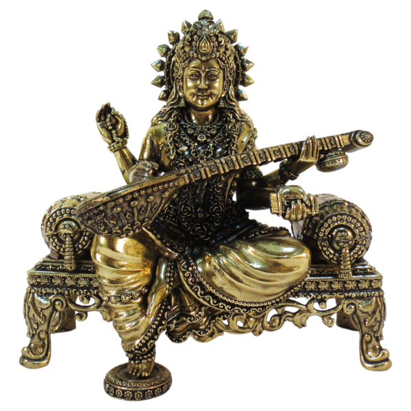 Brass Sofa Saraswati 5.5 Inch KBH09308