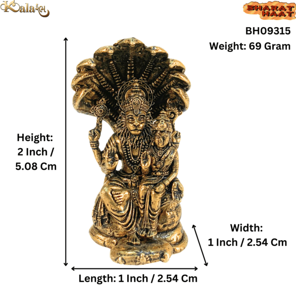 Brass Narsimha 2 Inch KBH09315