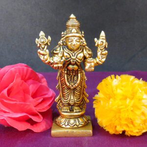 Brass dhanvantari 4.2 Inch KBH09366